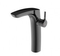 MONOMANDO LAVABO CAÑO ALTO NEGRO TITANIO INSIGNIA ROCA